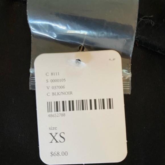 Black satin sleeveless button up - Picture 3 of 4